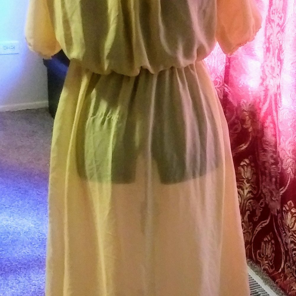 Lovely Yellow Dress